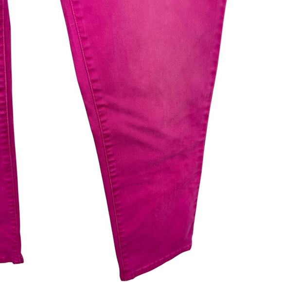 Soft Surroundings Ultimate Denim Pull On Pink Stretch Jeans Distressed Petite L - Picture 7 of 16
